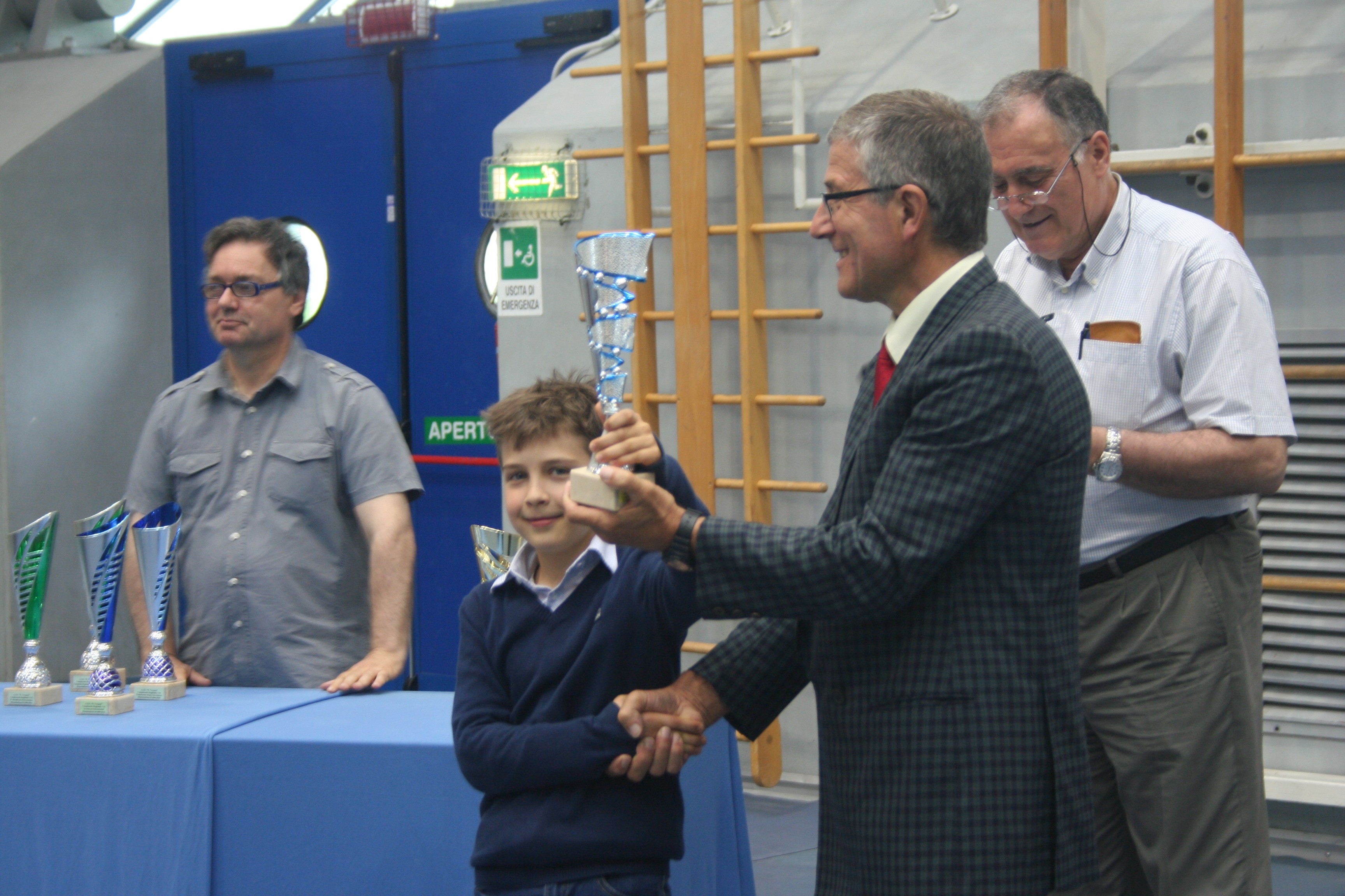 Mattia Alla premiazione Del Campionato Regionale