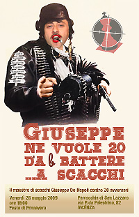 Simultanea di Giuseppe De Napoli il 28 maggio a San Lazzaro