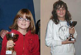  Ginevra Marchesini, 1^ bambina; Davide Trani, primo duevillese