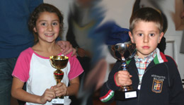  Livia Fusco, prima bambina; Alberto Visonà, primo Duevillese