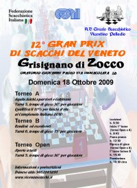 Locandina XII Gran Prix del Veneto - Grisignano di Zocco