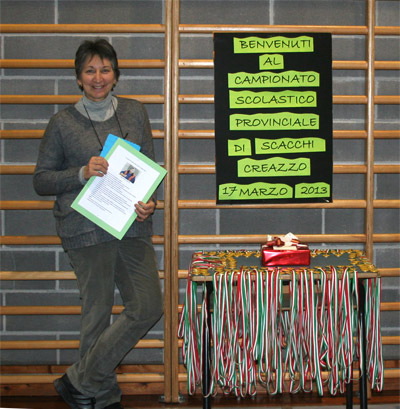 La professoressa Germana Rigotto, che con Aldo Danese è stata l'anima della manifestazione