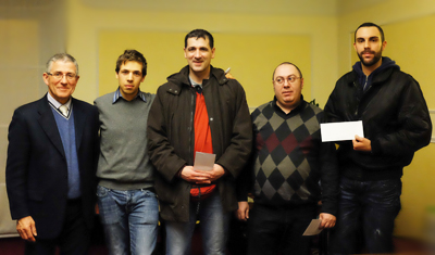 Leone Gennari, quarto; Roberto Negro, quinto; Edoardo Piccirillo, sesto