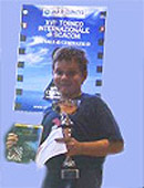 Alessio Simonetto vincitore del torneo under 16 di Cesenatico 2012