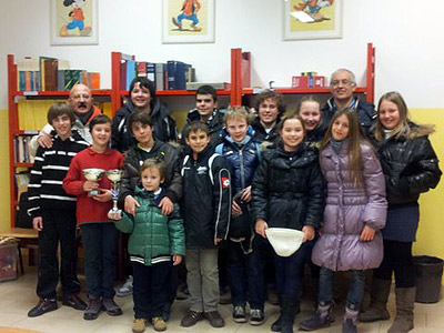 I giovani giocatori del Circolo dell'Altopiano