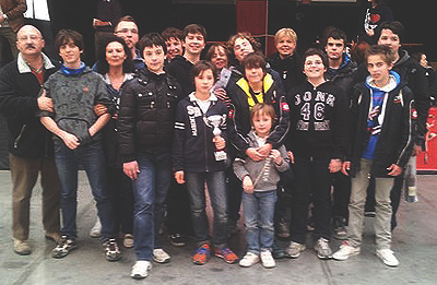 La nutrita pattuglia del circolo dell'Altopiano di Asiago