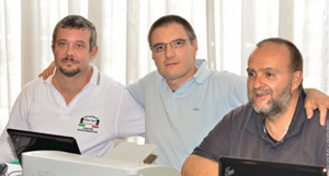 Carlo Callegher (a sinistra) e Mario Held (a destra) sono stati gli arbitri inappuntabili del torneo