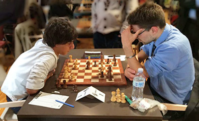 La partita fra Alessio Boraso e Axel Rombaldoni