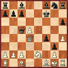  Il Nero (13 anni!) gioca la profonda 13...Db6