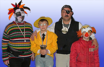 Lo spirito di Scaccoriandolo 2012 : tutti in maschera