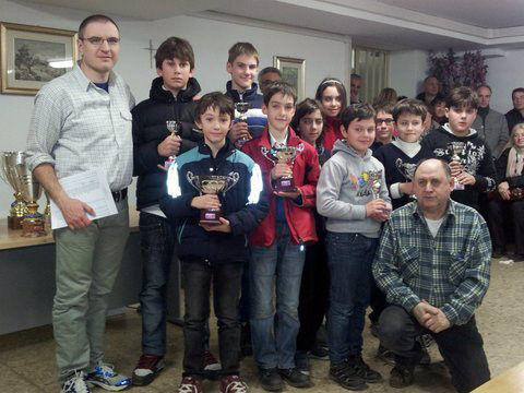 I premiati del torneo B