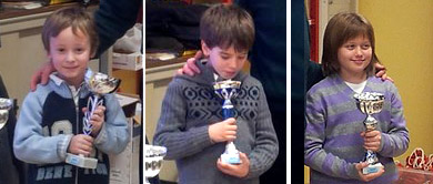 Altri campioni provinciali: Leonardo Scarsella (U8), Enrico Pieropan (U10), Camilla Consolaro (U12 femminile)