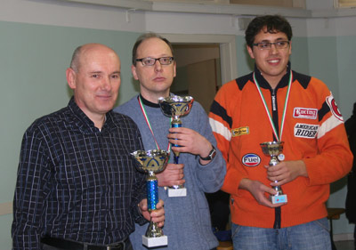 Scaccoriandolo 2013 - i premiati del torneo Open