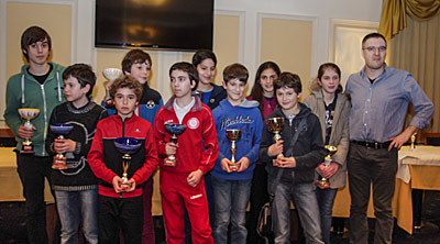 I premiati del torneo A