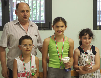 I premiati nella categoria Ocelot: Jacopo Motterle, Rosa Sepe, Sophie Persegato