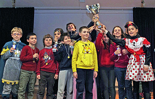 Scaccoriandolo 2014 - miglior scuola torneo B