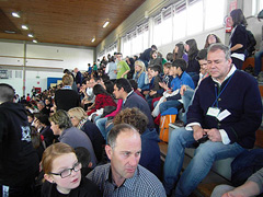 gli spalti gremiti del Palasport di Torri di Quartesolo