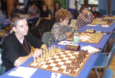 I magnifici quattro: (da sinistra a destra): Tommaso, Mario, Andrea, Alessio