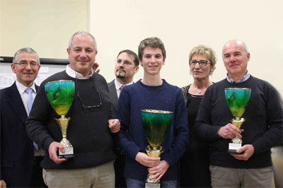 Tommaso Bergamasco, vincitore del torneo A del Santo: (foto per gentile concessione della rivista online spqrnews.com)
