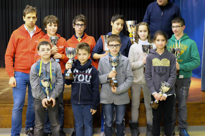 I premiati del torneo A