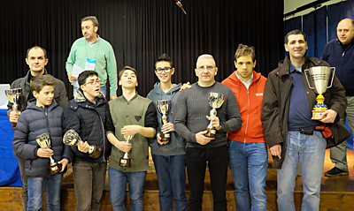 I premiati del torneo Open