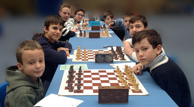 La squadra che ha giocato il torneo B nella partita con i "cugini" dell'altopiano