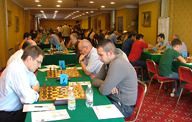 Torneo A, la prima scacchiera (Del Monaco-Testa)