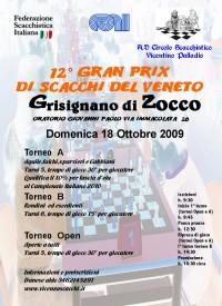 Locandina XII Gran Prix del Veneto - Grisignano di Zocco