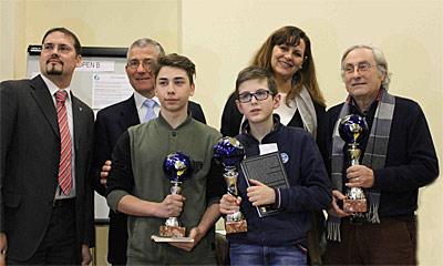 Torneo C: Leonardo Testa, secondo, ed Enrico Zanotto, terzo: (foto pubblicata per gentile concessione della rivista online spqrnews.com)