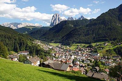 La splendida Ortisei, nel cuore della Val Gardena