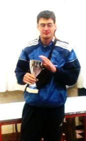 Remo Padovan, secondo assoluto nel torneo Open