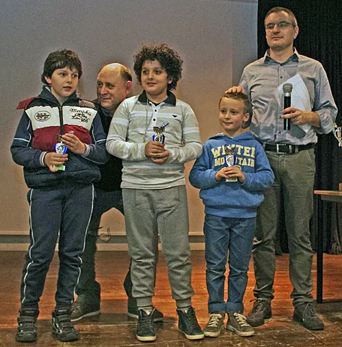 Scaccoriandolo 2014 - premiati torneo A assoluto