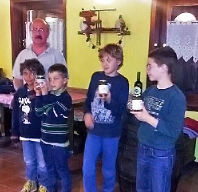 I premiati del torneo B I premiati del torneo B