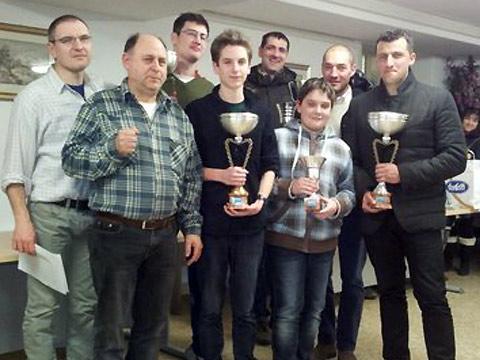 I premiati del torneo Open