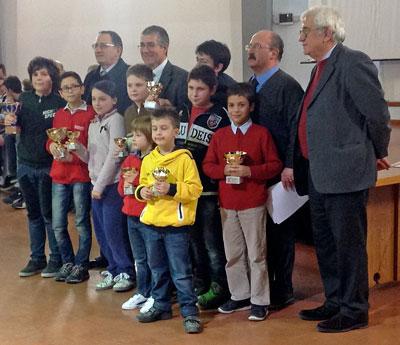 I premiati del torneo B