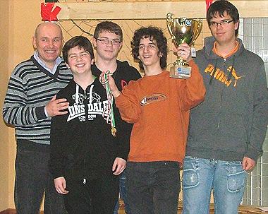 La squadra del Liceo Scientifico G.B. Quadri di Vicenza