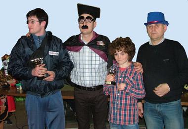  Remo Padovan, 1°; E.T. Testa, Mario Rigo, 3°, A. Danese