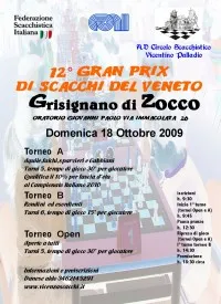 Locandina XII Gran Prix del Veneto - Grisignano di Zocco
