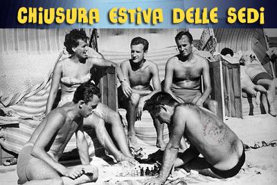 Chiusura estiva delle sedi (ma il DLF resta aperto)