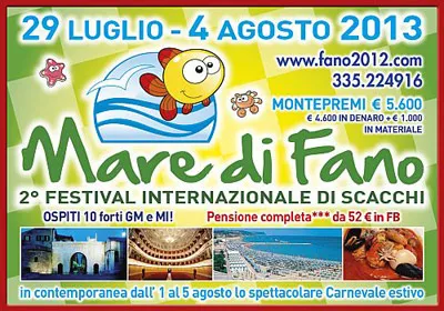 Mare di Fano - 29 luglio - 4 agosto 2013