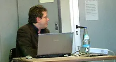 Il MI Giulio Borgo durante la lezione